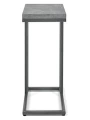 Bentley Designs Grey Renzo Zinc Dark Grey Sofa Table - Image 4 of 4