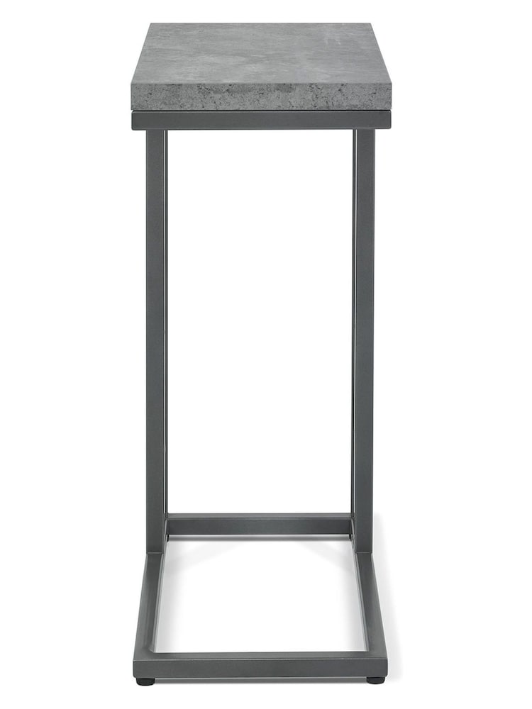 Bentley Designs Grey Renzo Zinc Dark Grey Sofa Table - Image 4 of 4