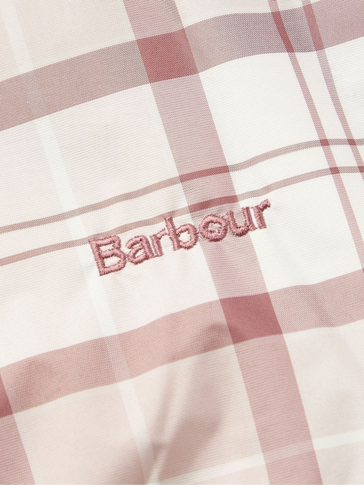 Barbour® Pink Unisex Tartan Wetherham Dog Coat - Image 10 of 11