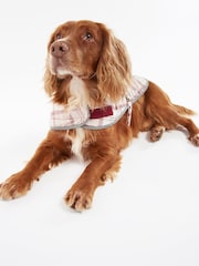 Barbour® Pink Unisex Tartan Wetherham Dog Coat - Image 4 of 11