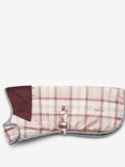 Barbour® Pink Unisex Tartan Wetherham Dog Coat - Image 6 of 11