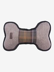 Barbour® Tartan Bone Dog Toy - Image 3 of 5