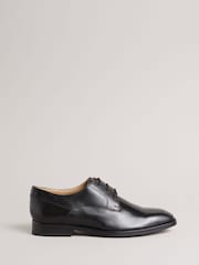 Ted Baker Black Kampten Formal Leather Derby Shoes - Image 1 of 4
