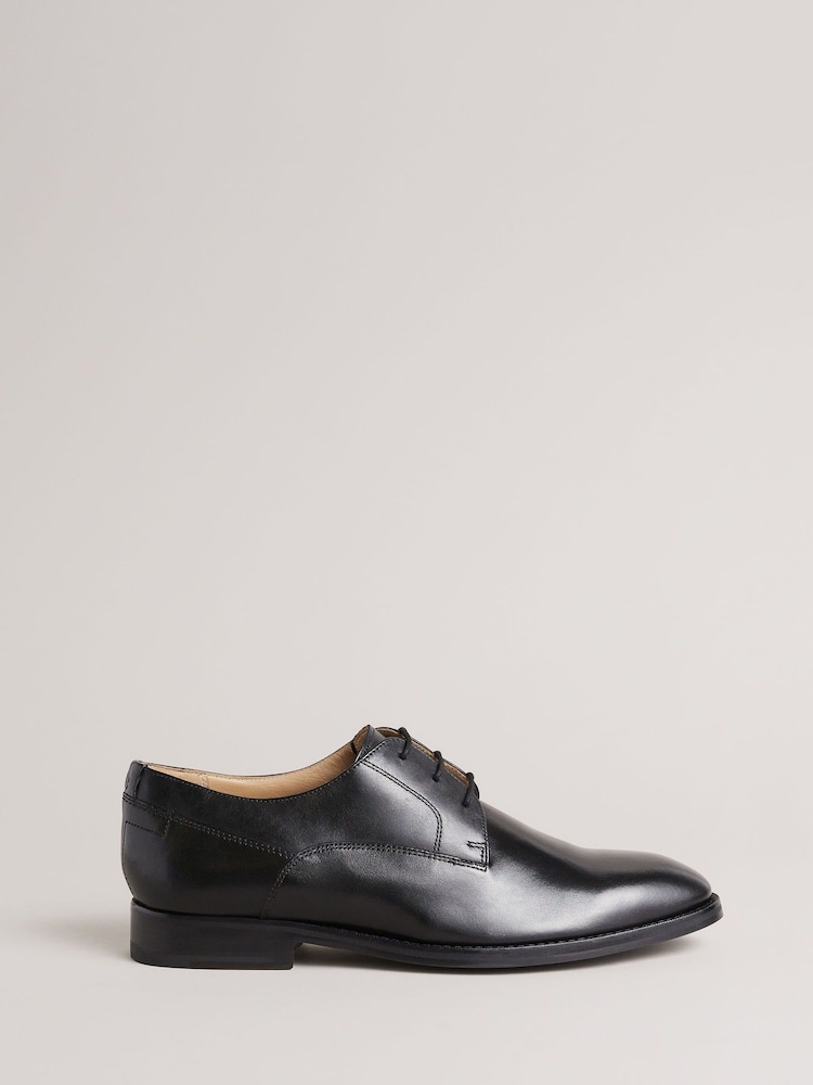 Ted Baker Black Kampten Formal Leather Derby Shoes - Image 1 of 4