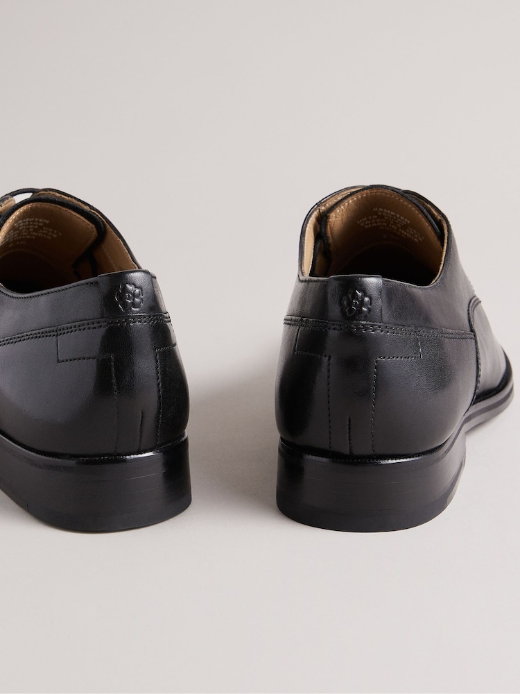 Ted Baker Black Kampten Formal Leather Derby Shoes - Image 4 of 4