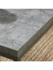 Bentley Designs Grey Renzo Zinc Dark Grey Console Table - Image 2 of 5