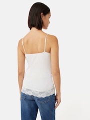 Jigsaw White Modal Lace Vest - Image 2 of 5