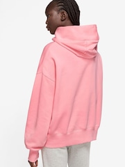 Умеренный розовый - Nike спортивная одежда Phoenix Fleece Mini Swoosh Pullover худи - Изображение 2 из 3