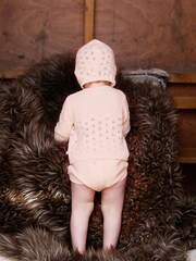 Розовый - The Little Tailor 100% Хлопковый пуантель младенец 3 Pieces Подарочный набор - Изображение 2 из 12