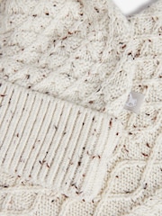 Haferflocken - The Little Tailor Baby-Geschenkset mit Strampler und Mütze Zopfmuster aus 100 % Baumwolle - Bild 8 von 9
