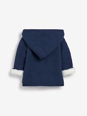 The Little Tailor Baby 100% Cotton Plush Lined Pixie Pram Coat - Image 3 of 4