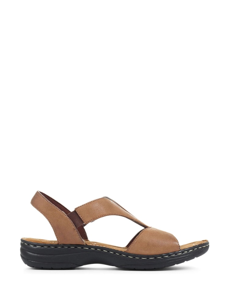 rjava - Pavers širok kroj Slingback Usnjeni sandali - Slika 1 iz 5 rjava - Pavers širok kroj Slingback Usnjeni sandali - Slika 1 iz 5