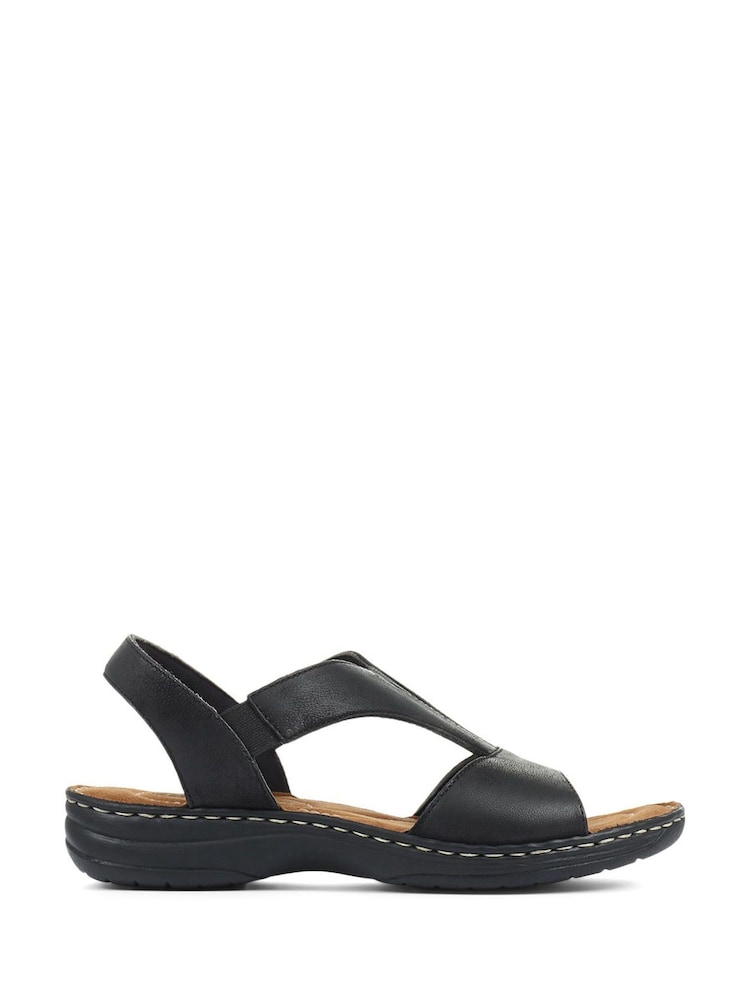 črna - Pavers širok kroj Slingback Usnjeni sandali - Slika 1 iz 5 črna - Pavers širok kroj Slingback Usnjeni sandali - Slika 1 iz 5