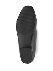 Pavers Black Faux Leather Slip-On Pumps - Image 5 of 5