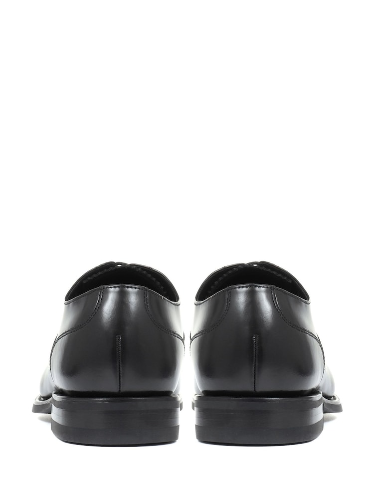 Design Loake by Jones Bootmaker Black Comanche Wide Fit Goodyear Welted Leather Oxford Shoes - Image 5 of 5