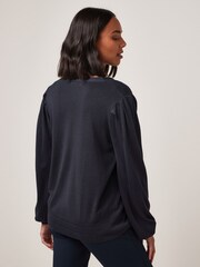 Marineblau/blau - Next Strickjacke mit Knopfleiste - Bild 2 von 5