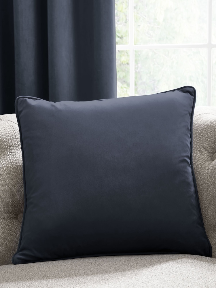 Laurence Llewelyn-Bowen Navy Montrose Cushion - Image 1 of 3
