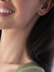 Beaverbrooks Cubic Zirconia Sterling Silver Stud Earrings - Image 2 of 3