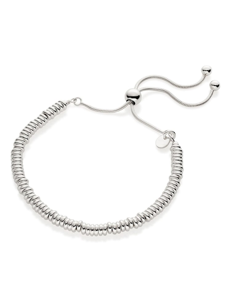 Beaverbrooks Silver Toggle Bracelet - Image 1 of 3