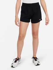 Nike Black Dri-FIT One High-Waisted Shorts - Image 1 of 7