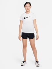 Nike Black Dri-FIT One High-Waisted Shorts - Image 2 of 7