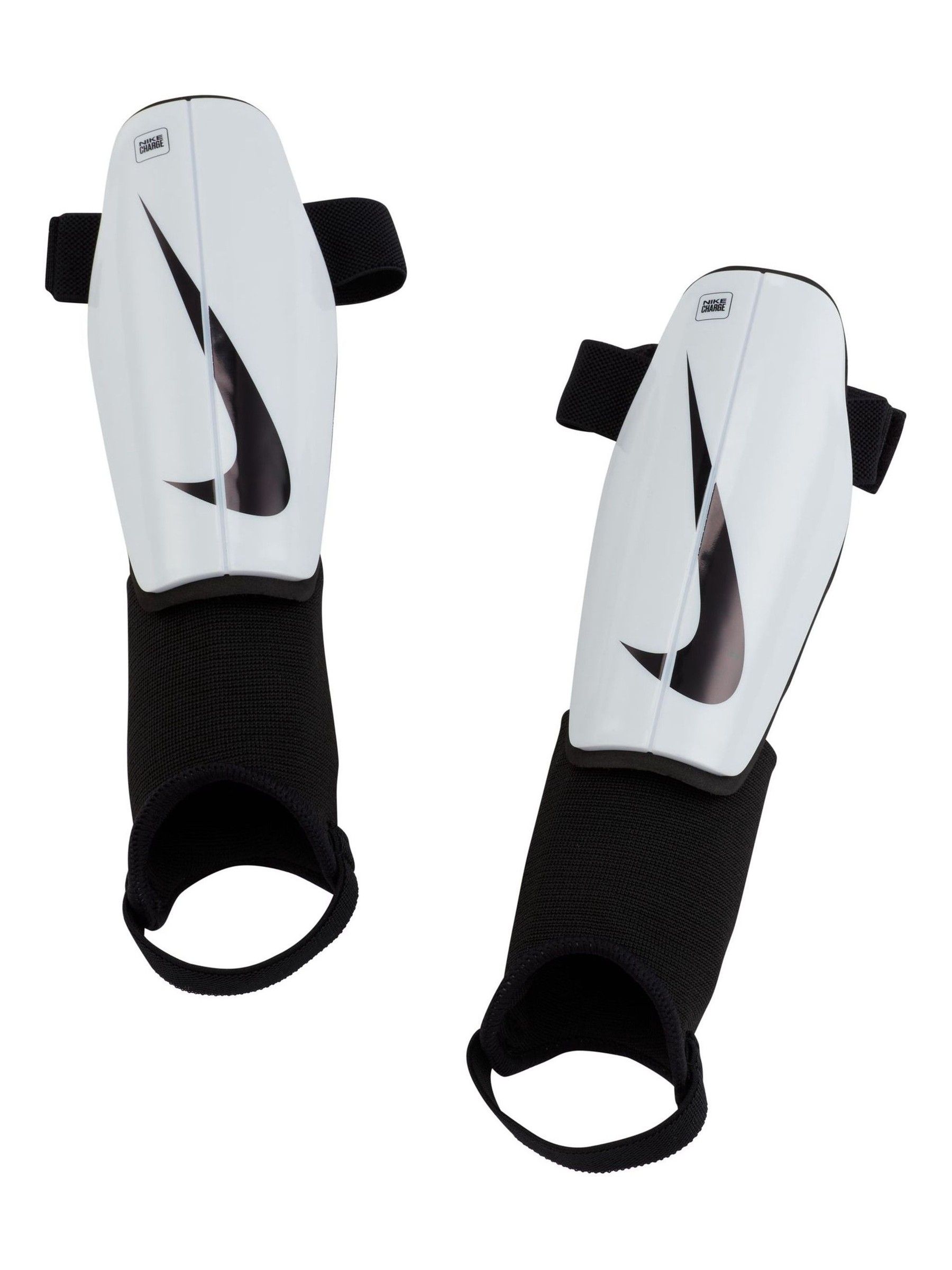 white nike shin pads