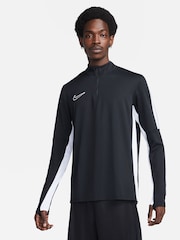 Nike Black Dri-FIT Academy Quarter Zip Training Top - Image 1 of 5