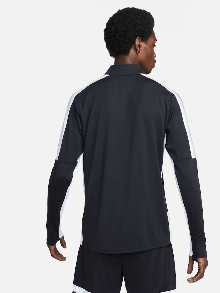Nike Black Dri-FIT Academy Quarter Zip Training Top - Image 2 of 5