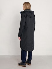 Seasalt Cornwall Ink Black Petite Waterproof Janelle Coat - Image 3 of 6