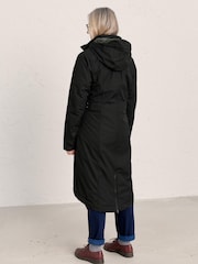 Seasalt Cornwall Black Petite Waterproof Janelle Coat - Image 2 of 7