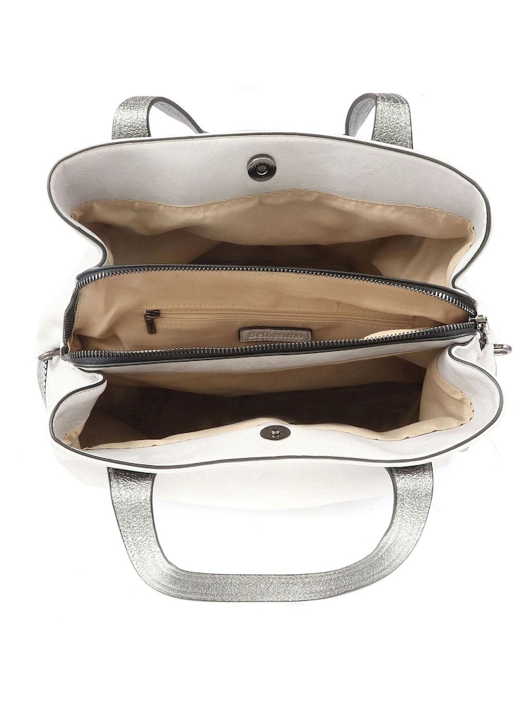 Bellissimo Ladies Grey Handbag - Image 4 of 4 Bellissimo Ladies Grey Handbag - Image 4 of 4