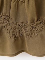Mango Brown Ruched Top - Image 5 of 5
