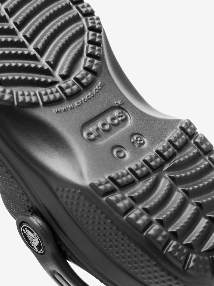 Crocs Black Kids Unisex Classic Clogs - Image 7 of 8