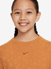 Nike Orange Dri-FIT One Training Top - Image 3 of 3
