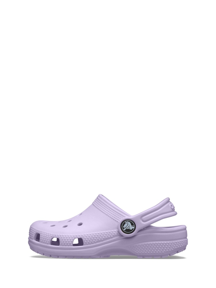 Crocs Purple Kids Unisex Classic Clogs - Image 3 of 7