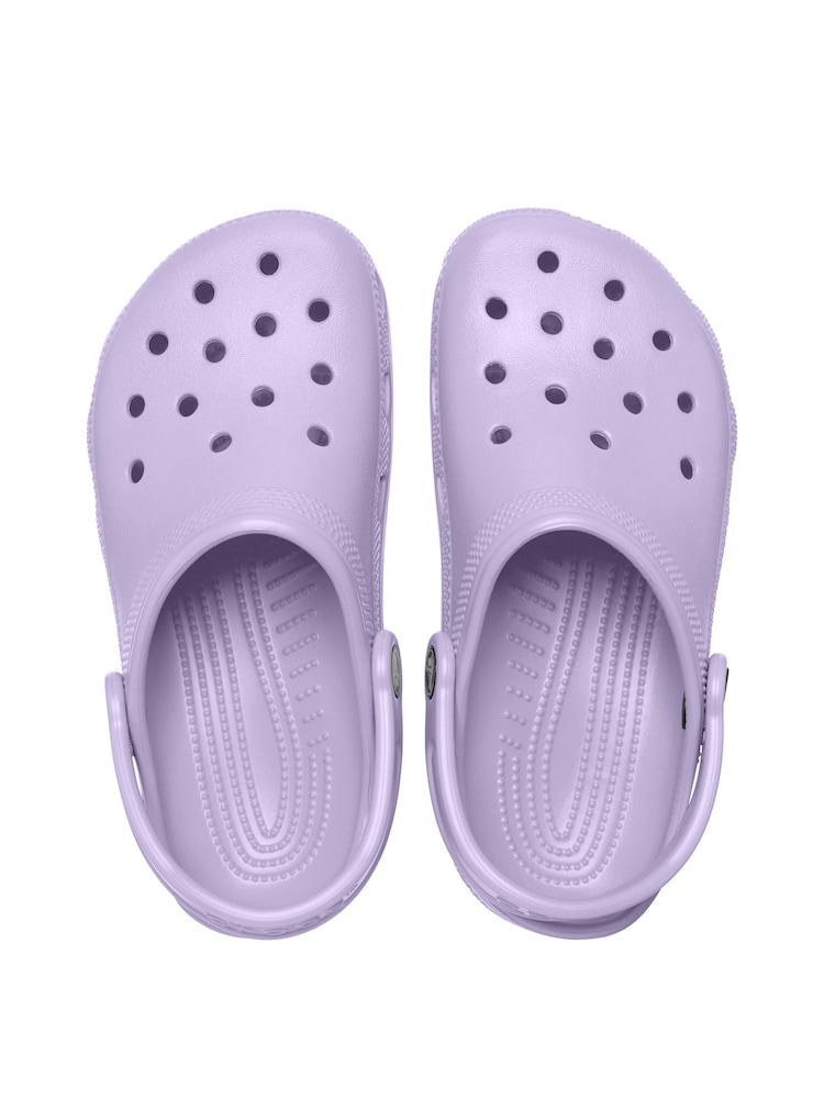 Crocs Purple Kids Unisex Classic Clogs - Image 5 of 7