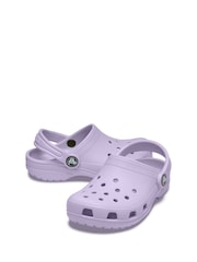 Crocs Purple Kids Unisex Classic Clogs - Image 6 of 7