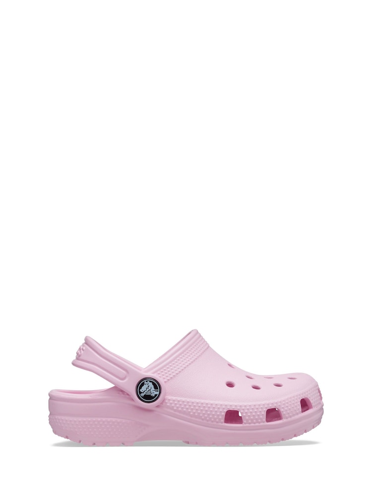 Crocs Pale Pink Classic Toddler Unisex Clogs - Image 1 of 7