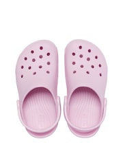 Crocs Pale Pink Classic Toddler Unisex Clogs - Image 5 of 7