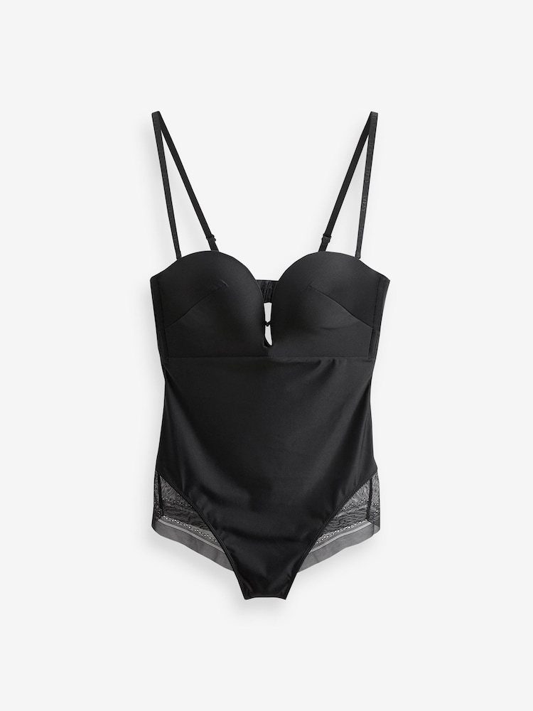 Lipsy Black Push Up Padded Multiway Shaping Body - Image 5 of 5