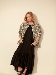 Камуфляжная джинсовая куртка с заклепками Sonder Studio - Image 2 of 5