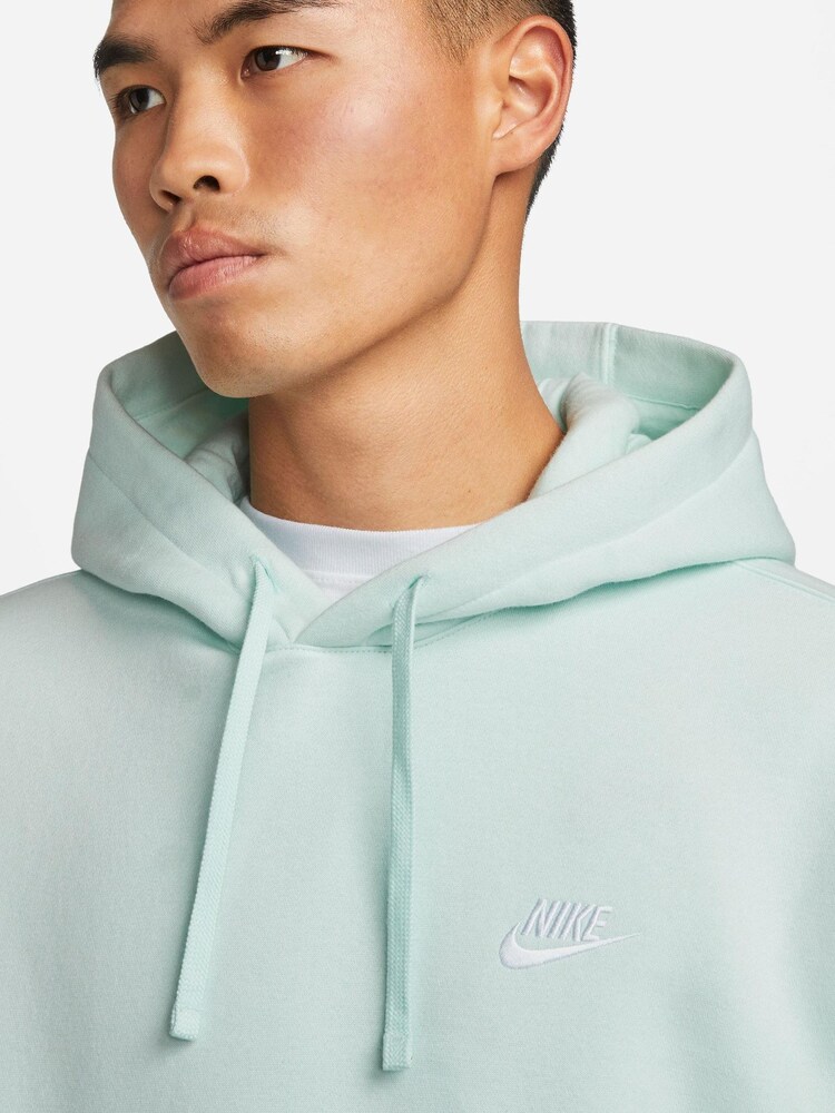 Vert à la menthe - Sweat à capuche Nike Club à enfiler - Image 4 of 5
