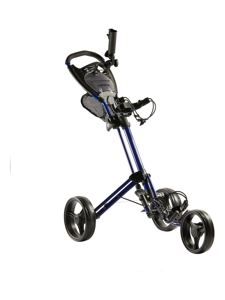 Decathlon Blue 3-Wheel Compact Golf Trolley Inesis - Image 1 of 6