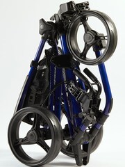 Decathlon Blue 3-Wheel Compact Golf Trolley Inesis - Image 2 of 6