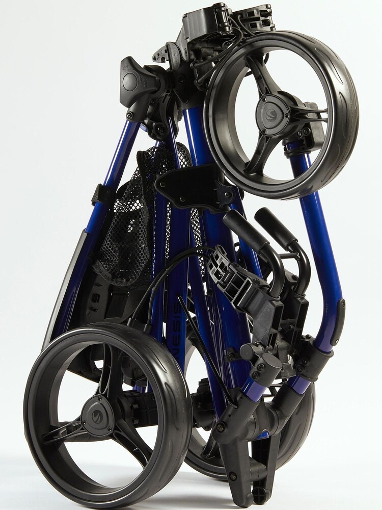Decathlon Blue 3-Wheel Compact Golf Trolley Inesis - Image 2 of 6