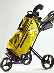 Decathlon Blue 3-Wheel Compact Golf Trolley Inesis - Image 3 of 6