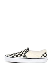 Vans Womens Asher Checkerboard Trainers - Image 3 of 6
