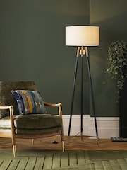 Black Hudson Floor Lamp - Image 1 of 7