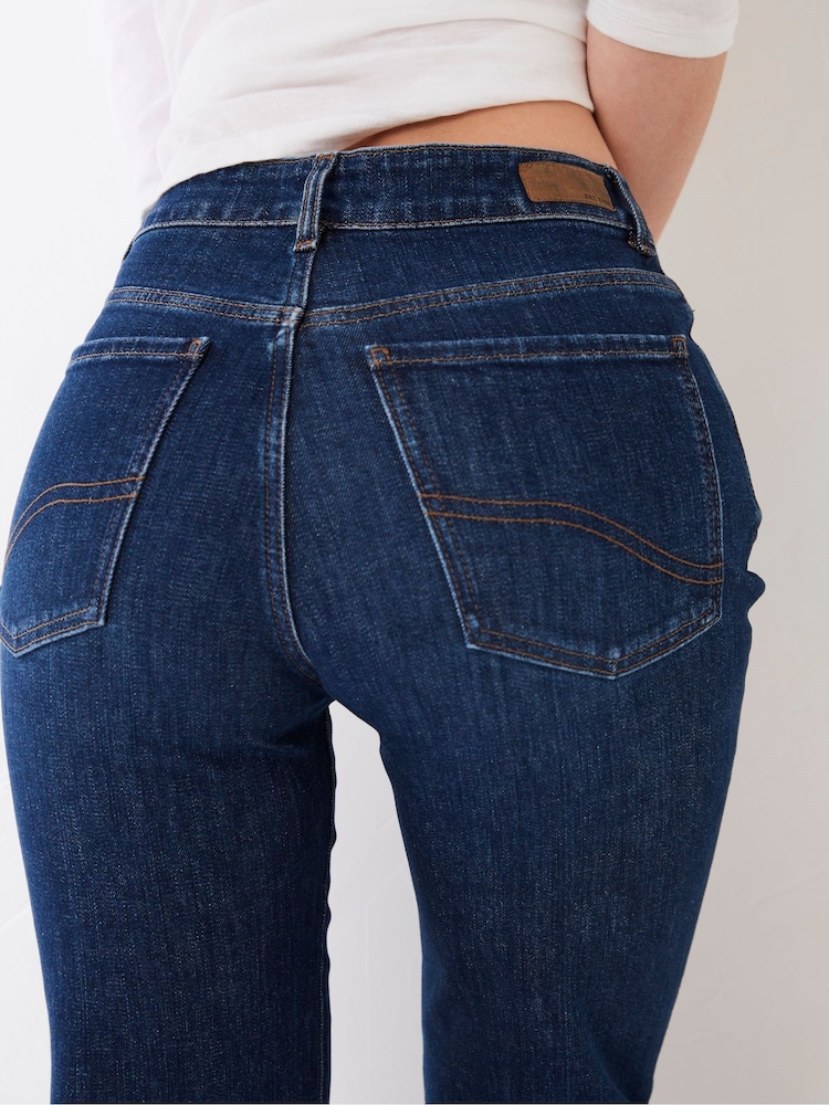 FatFace Elise Blue Wide Leg Jeans - Image 3 of 4
