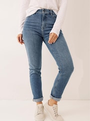 FatFace Blue Chesham Girlfriend Jeans - Image 1 of 4